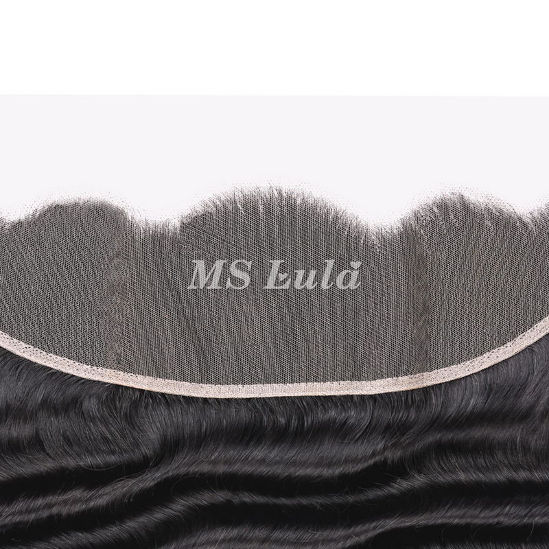 Virgin Hair Loose Deep 13x4 13x6 Transparent Lace Frontal - 图片 5